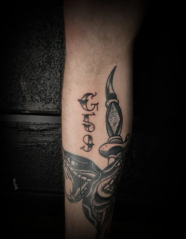 Tattoo werk Black Onyx